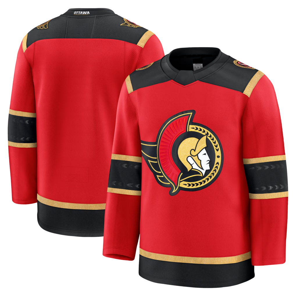 Cooneas O.Senators Red Alternate Premium Jerseys
