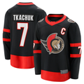 Cooneas O.Senators #7 Brady Tkachuk Black Home Breakaway Jerseys