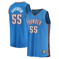 Cooneas OC.Thunder #55 Isaiah Hartenstein Blue Fast Break Replica Player Stitched Jerseys - Icon Edition