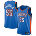 Cooneas OC.Thunder #55 Isaiah Hartenstein Blue Swingman Stitched Jerseys - Icon Edition
