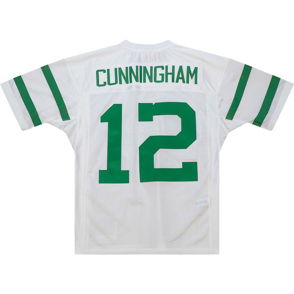 Cooneas P.Eagles 1994 #12 Randall Cunningham Mitchell & Ness White Authentic Throwback Retired Player Stitched Puhic Jersey