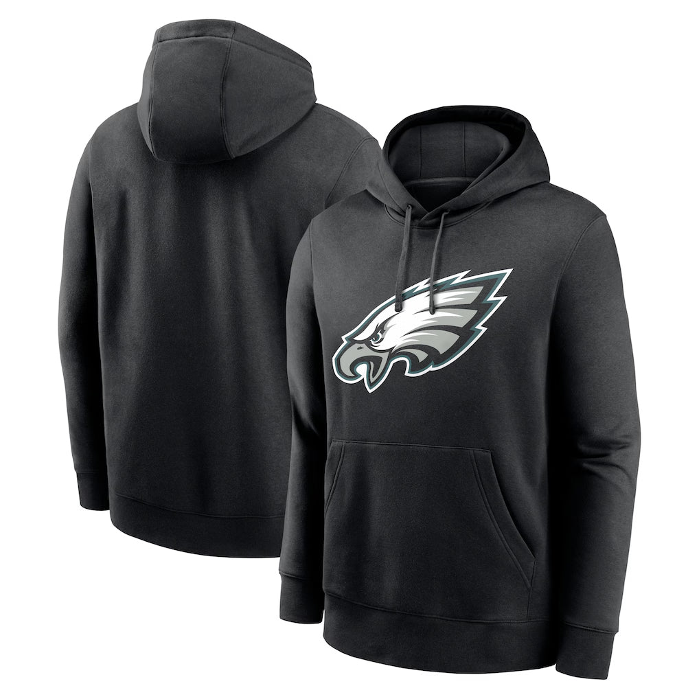 Cooneas P.Eagles Black LOGO Pullover Hoodies Home Game Stitched Jerseys