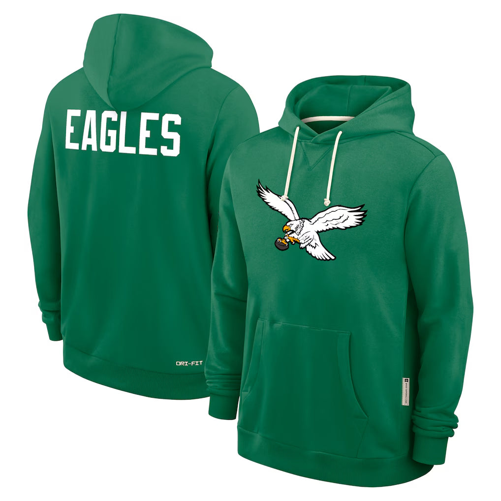 Cooneas P.Eagles Green Pullover Hoodies Home Game Blank Player Stitched Jerseys