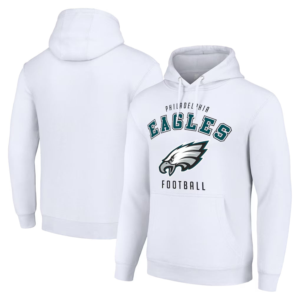 Cooneas P.Eagles White Pullover Hoodies Home Game Blank Player Stitched Jerseys