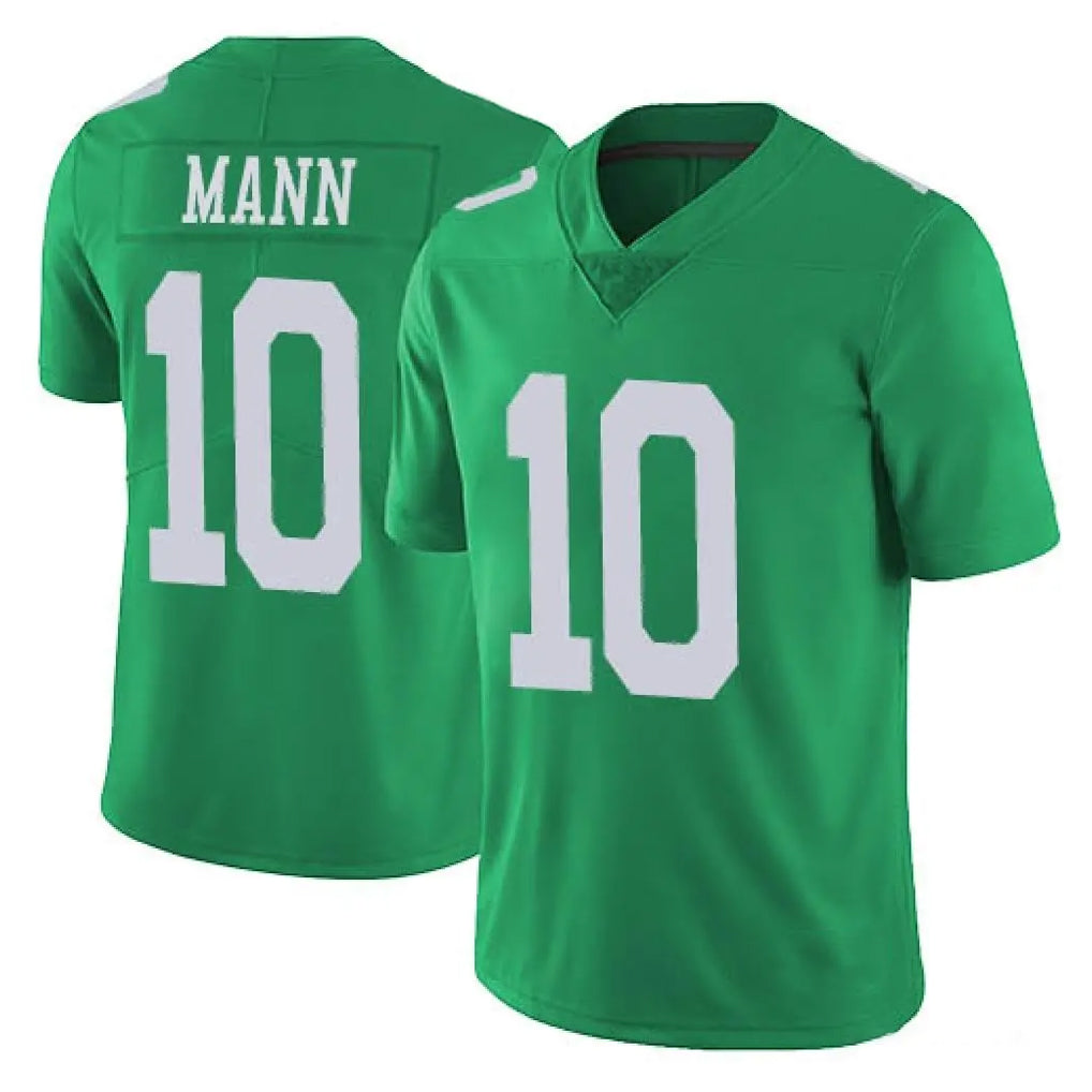 Cooneas P.Eagles #10 Braden Mann Player Green Limited Vapor Untouchable Home Game Stitched Jerseys