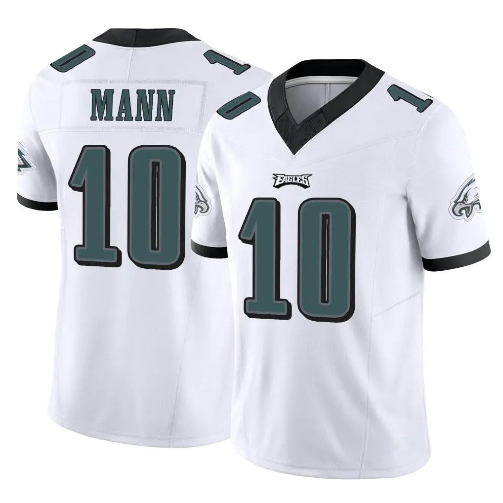 Cooneas P.Eagles #10 Braden Mann Player White Limited Vapor F.U.S.E. Home Game Stitched Jerseys