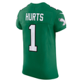 Cooneas P.Eagles #1 Jalen Hurts Kelly Green Alternate Vapor F.U.S.E. Elite Stitched Jerseys