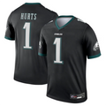 Cooneas P.Eagles #1 Jalen Hurts Player Black Legend Stitched Jerseys