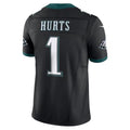 Cooneas P.Eagles #1 Jalen Hurts Player Limited Black Vapor F.U.S.E. Stitched Jerseys