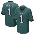 Cooneas P.Eagles #1 Jalen Hurts Player Team Color Green Home Game Stitched Jerseys