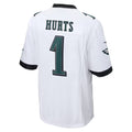 Cooneas P.Eagles #1 Jalen Hurts Player White Game Stitched Jersey