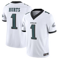 Cooneas P.Eagles #1 Jalen Hurts Player White Vapor F.U.S.E. Limited Stitched Jerseys