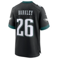 Cooneas P.Eagles #26 Saquon Barkley Black Alternate Game Jersey Stitched American Stitched Jersey