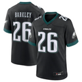 Cooneas P.Eagles #26 Saquon Barkley Black Alternate Game Stitched American Stitched Jerseys
