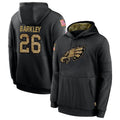 Cooneas P.Eagles #26 Saquon Barkley Player Black Salute To Service Stitched Jerseys