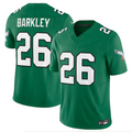 Cooneas P.Eagles #26 Saquon Barkley Player Kelly Green Vapor F.U.S.E. Limited Stitched Jerseys