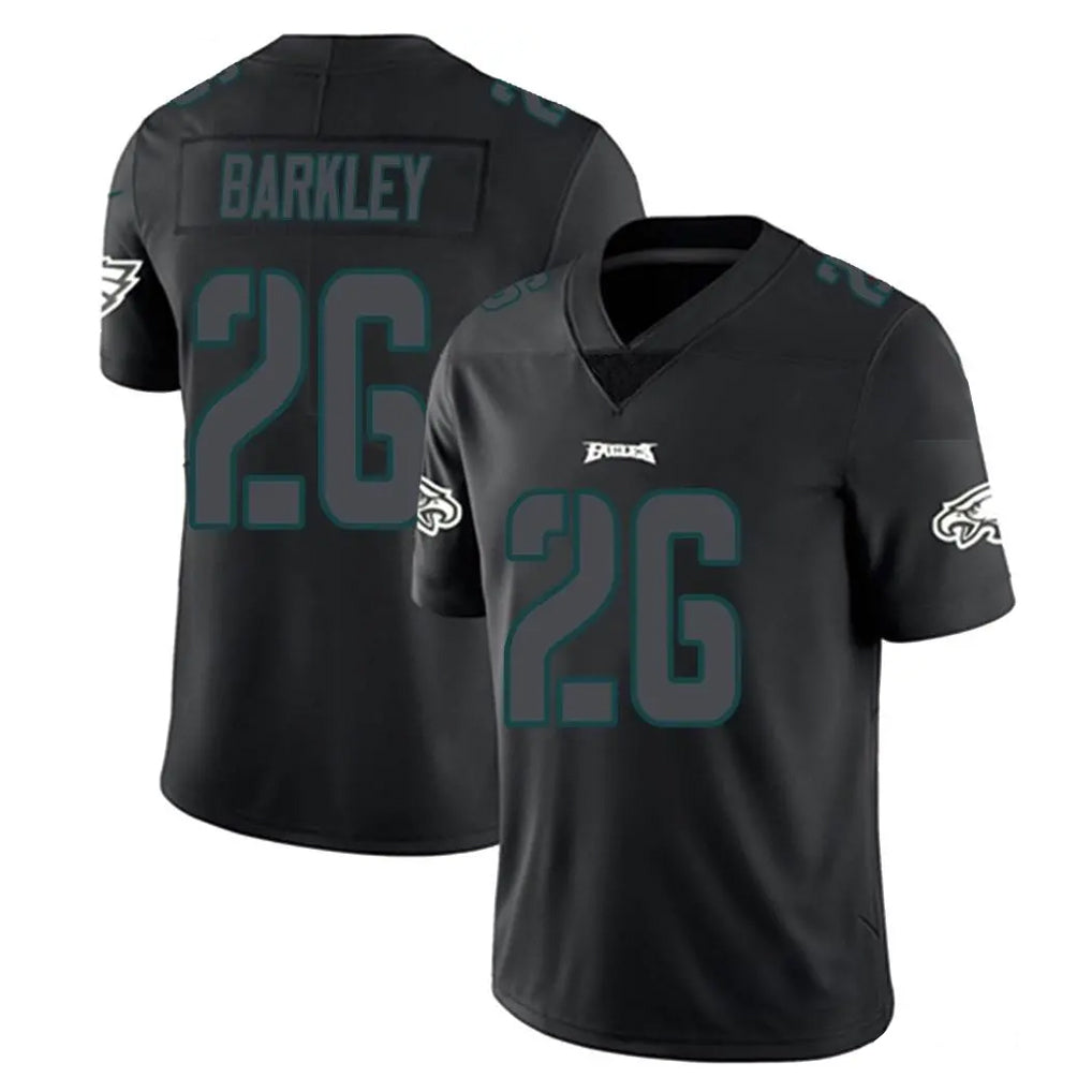 Cooneas P.Eagles #26 Saquon Barkley Player Limited Black Impact Home Game Stitched Jerseys