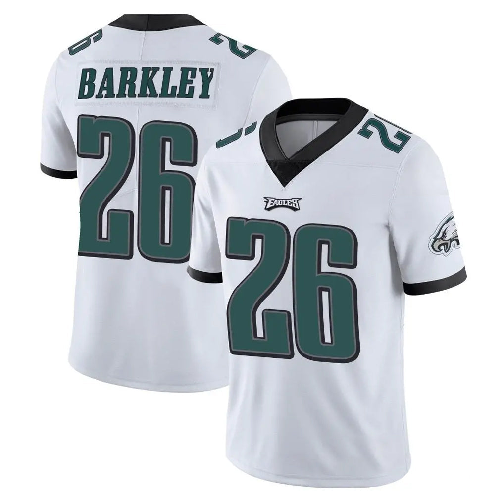 Cooneas P.Eagles #26 Saquon Barkley Player White Limited Vapor Untouchable Home Game Stitched Jerseys