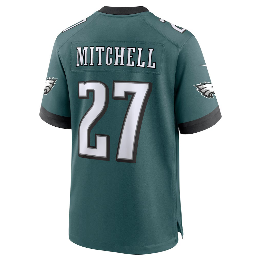 Cooneas P.Eagles #27 Quinyon Mitchell Midnight Green Player Game Stitched Jerseys