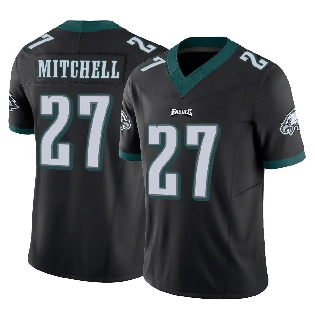 Cooneas P.Eagles #27 Quinyon Mitchell Player Black Limited Vapor F.U.S.E. Home Game Stitched Jerseys