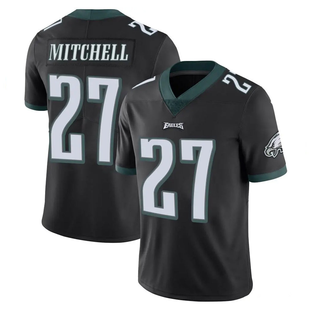 Cooneas P.Eagles #27 Quinyon Mitchell Player Black Limited Vapor Untouchable Home Game Stitched Jerseys
