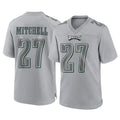 Cooneas P.Eagles #27 Quinyon Mitchell Player Gray Atmosphere Fashion Home Game Stitched Jerseys