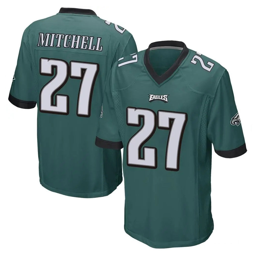 Cooneas P.Eagles #27 Quinyon Mitchell Player Team Color Green Home Game Stitched Jerseys
