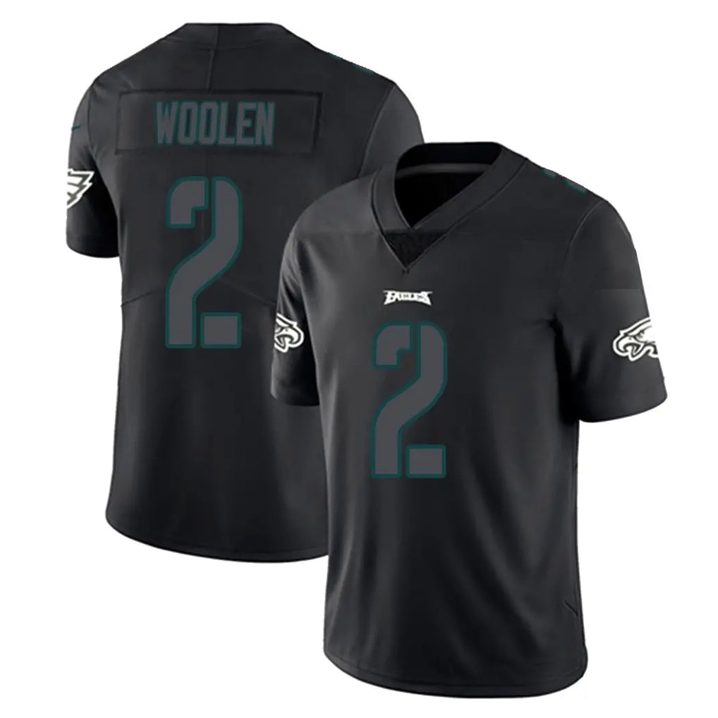 Cooneas P.Eagles #2 Riq Woolen Player Limited Black Impact Home Game Stitched Jerseys