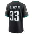 Cooneas P.Eagles #33 Cooper DeJean Black 2024 Draft Alternate Player Game Jersey Stitched American Stitched Jersey