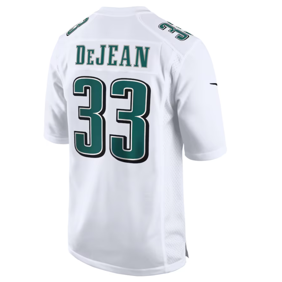 Cooneas P.Eagles #33 Cooper DeJean Player Tundra White Super Bowl LIX Fashion Game Player Stitched Jerseys