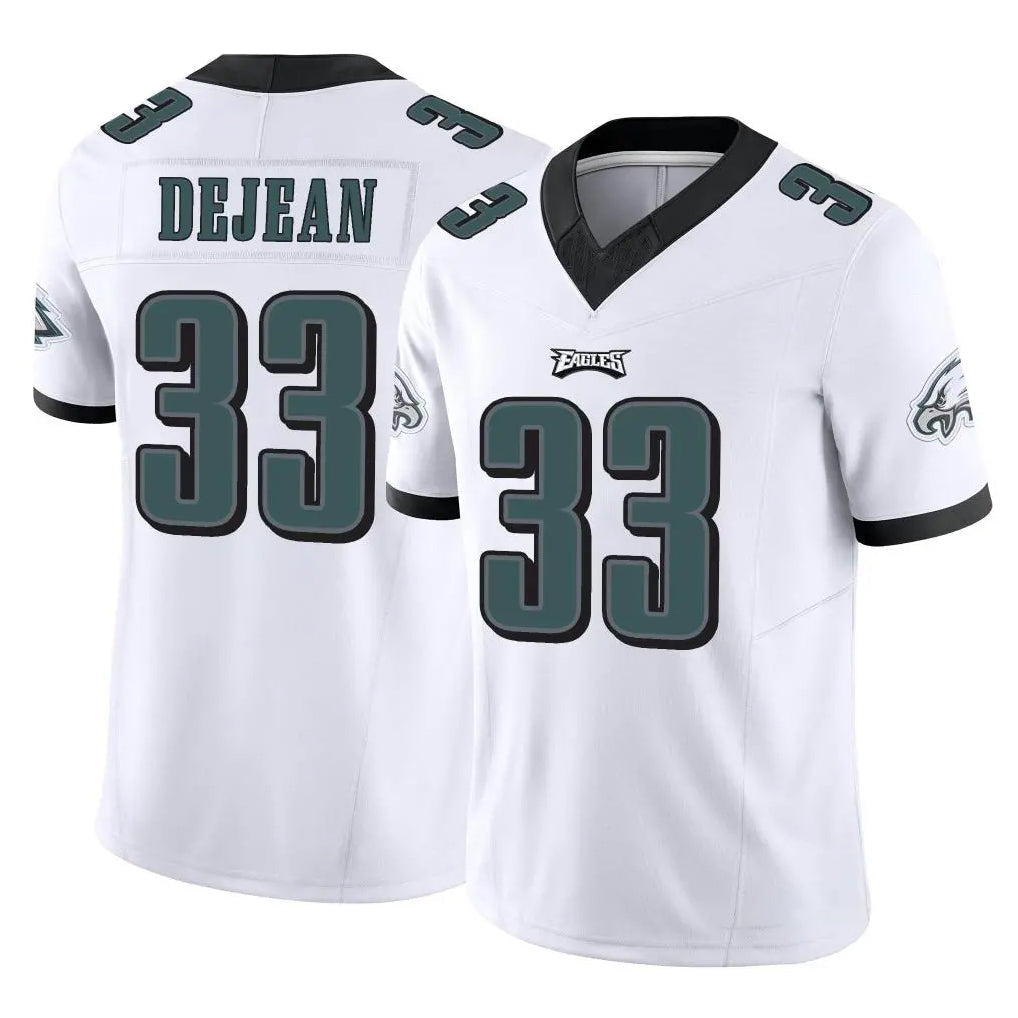 Cooneas P.Eagles #33 Cooper DeJean Player White Limited Vapor F.U.S.E. Home Game Stitched Jerseys