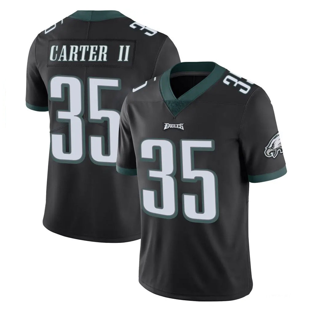 Cooneas P.Eagles #35 Michael Carter II Player Black Limited Vapor Untouchable Home Game Stitched Jerseys