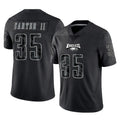 Cooneas P.Eagles #35 Michael Carter II Player Black Reflective Limited Home Game Stitched Jerseys
