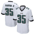 Cooneas P.Eagles #35 Michael Carter II Player White Home Game Stitched Jerseys