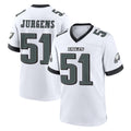 Cooneas P.Eagles #51 Cam Jurgens Player White Game Home Stitched Jerseys