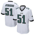 Cooneas P.Eagles #51 Cam Jurgens Player White Home Game Stitched Jerseys