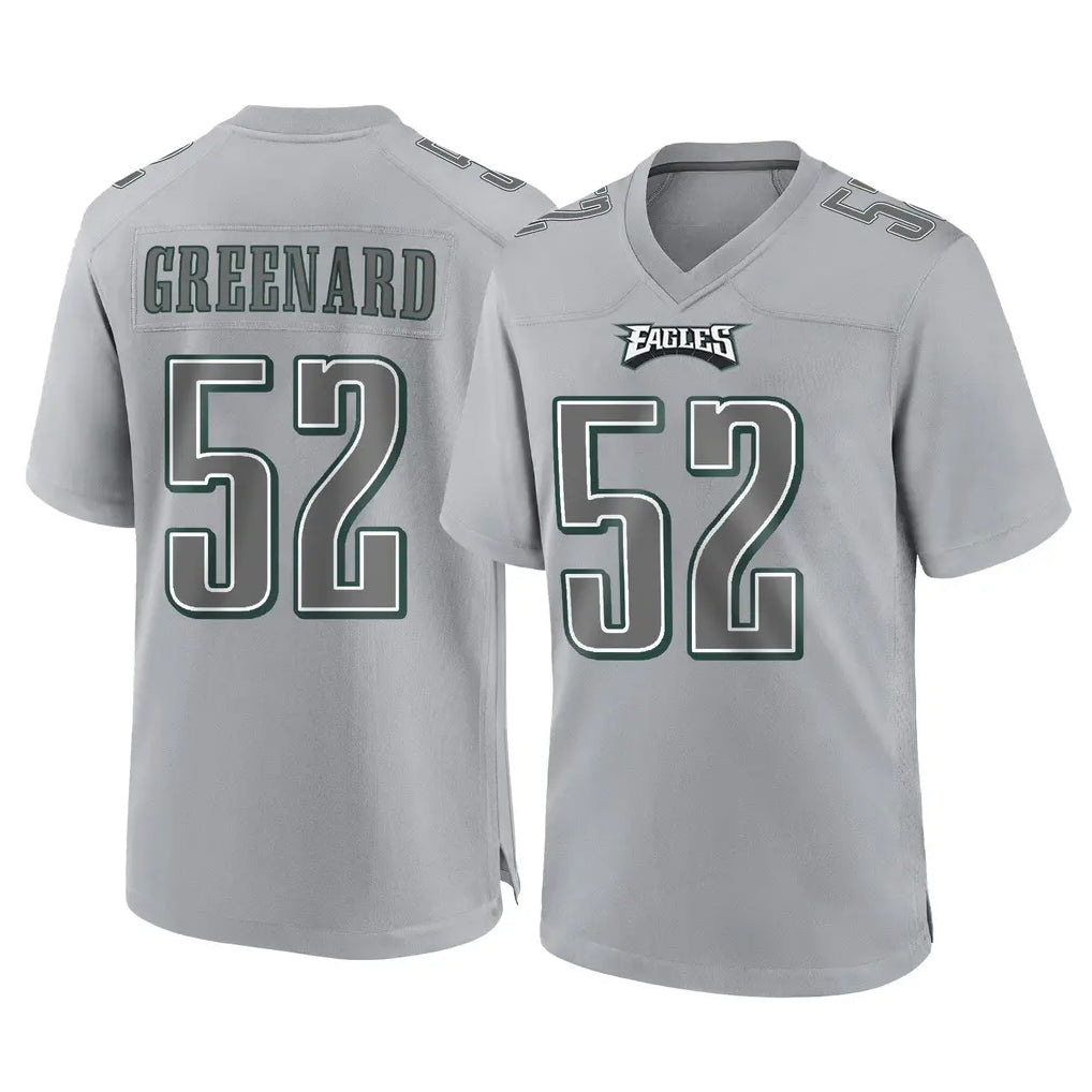 Cooneas P.Eagles #52 Jonathan Greenard Player Gray Atmosphere Fashion Home Game Stitched Jerseys