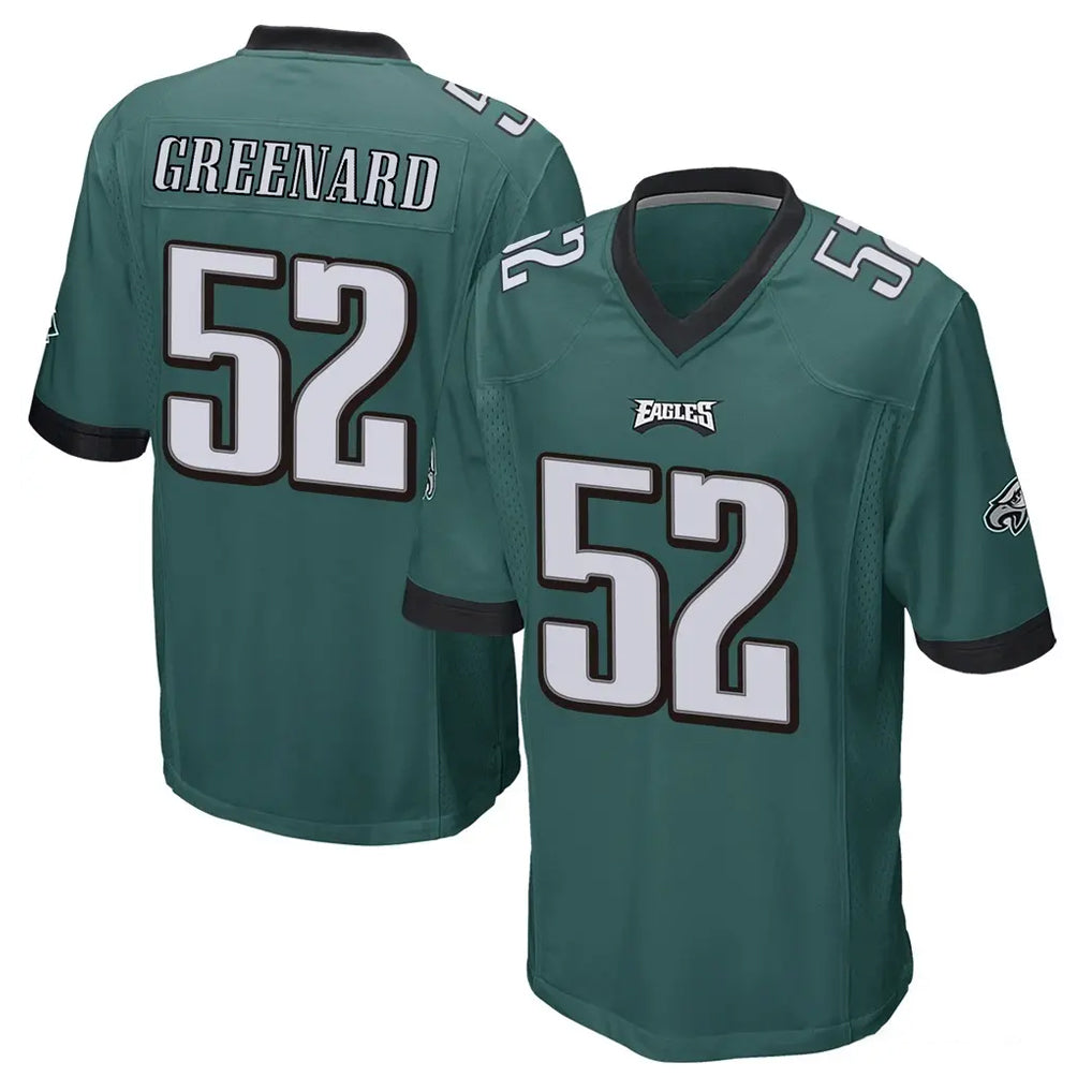 Cooneas P.Eagles #52 Jonathan Greenard Player Team Color Green Home Game Stitched Jerseys