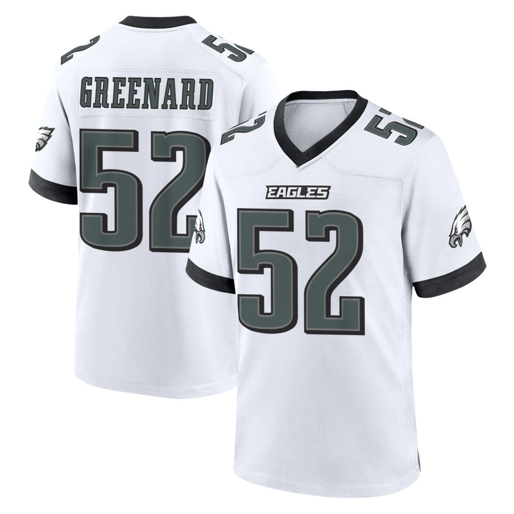Cooneas P.Eagles #52 Jonathan Greenard Player White Game Home Stitched Jerseys