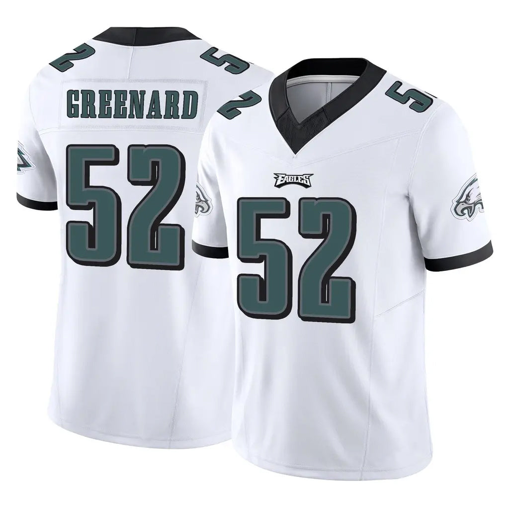 Cooneas P.Eagles #52 Jonathan Greenard Player White Limited Vapor F.U.S.E. Home Game Stitched Jerseys