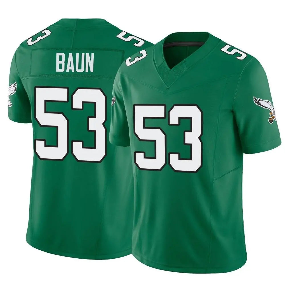 Cooneas P.Eagles #53 Zack Baun Player Green Kelly Alternate Vapor F.U.S.E. Home Game Stitched Jerseys