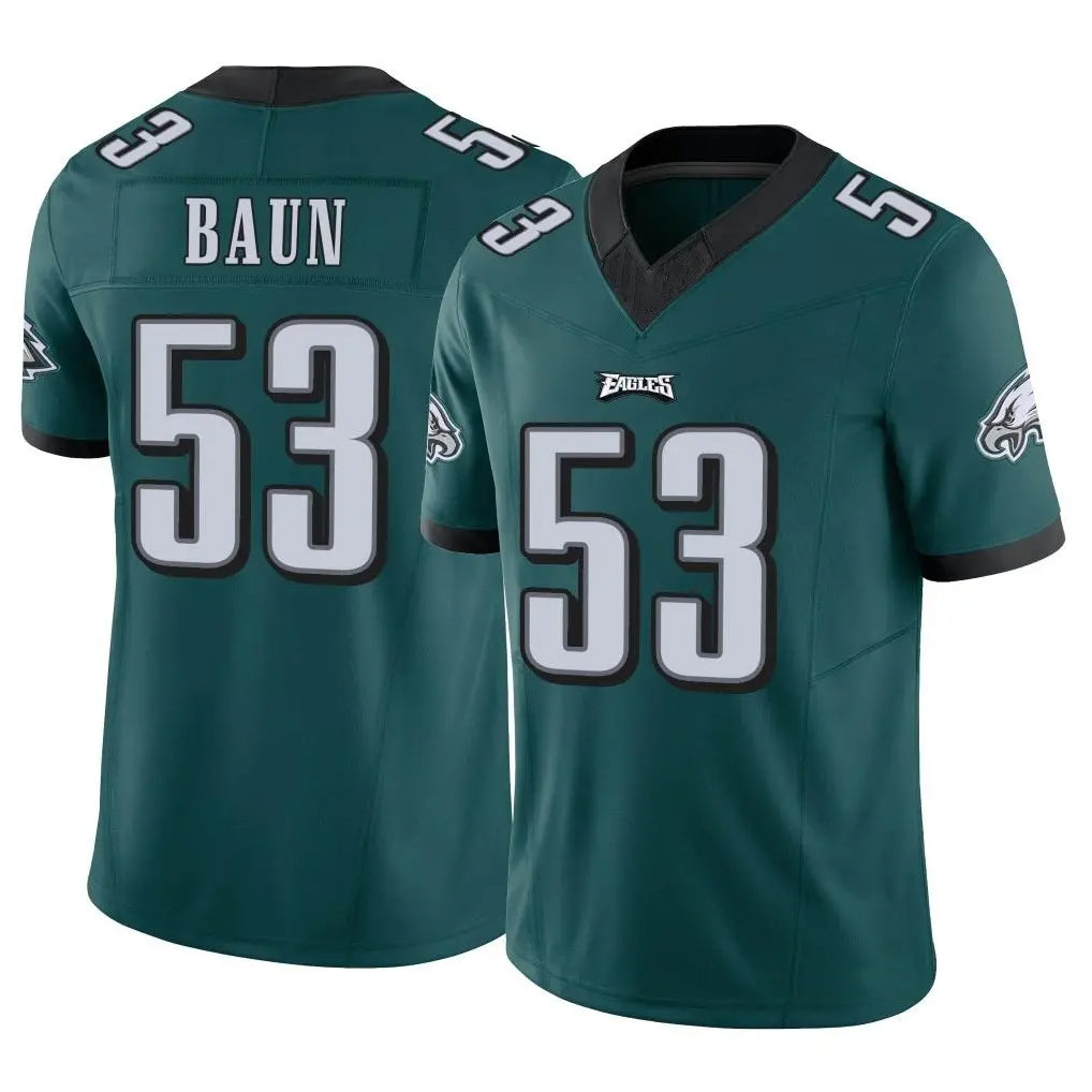 Cooneas P.Eagles #53 Zack Baun Player Team Color Green Limited Vapor F.U.S.E. Home Game Stitched Jerseys