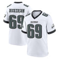 Cooneas P.Eagles #69 Landon Dickerson Player White Game Home Stitched Jerseys