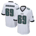 Cooneas P.Eagles #69 Landon Dickerson Player White Home Game Stitched Jerseys