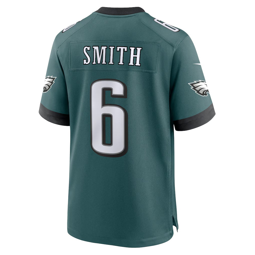 Cooneas P.Eagles #6 DeVonta Smith Midnight Green Team Game Stitched Jerseys