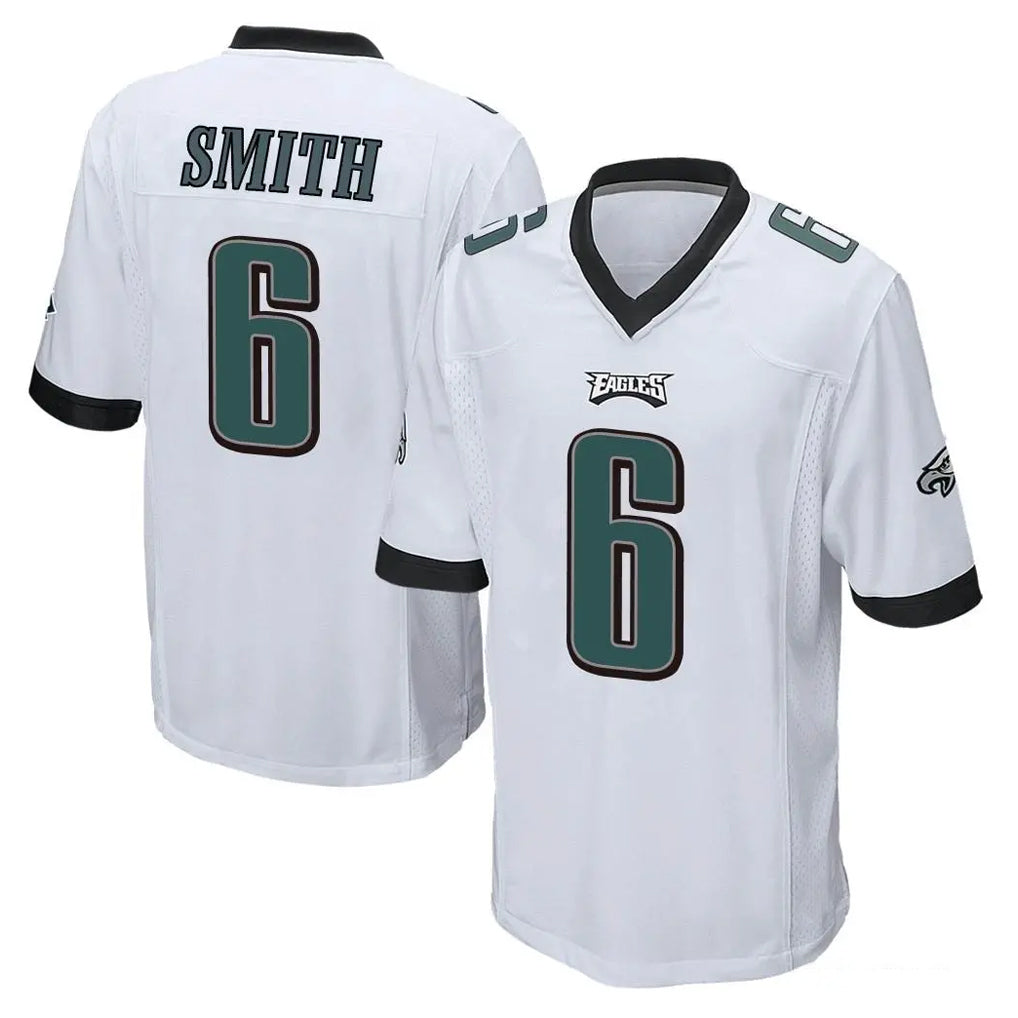 Cooneas P.Eagles #6 DeVonta Smith Player White Home Game Stitched Jerseys