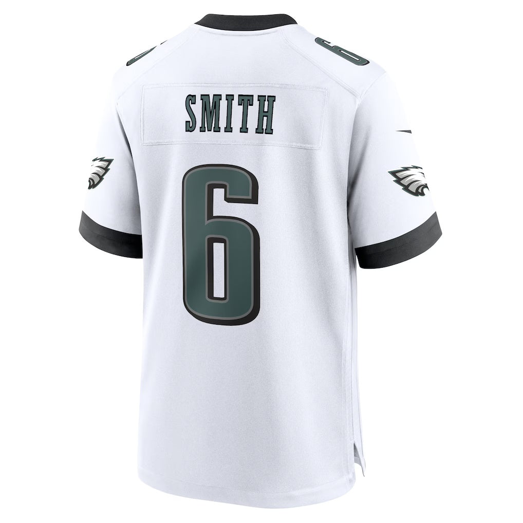 Cooneas P.Eagles #6 DeVonta Smith White White Game Stitched Jerseys