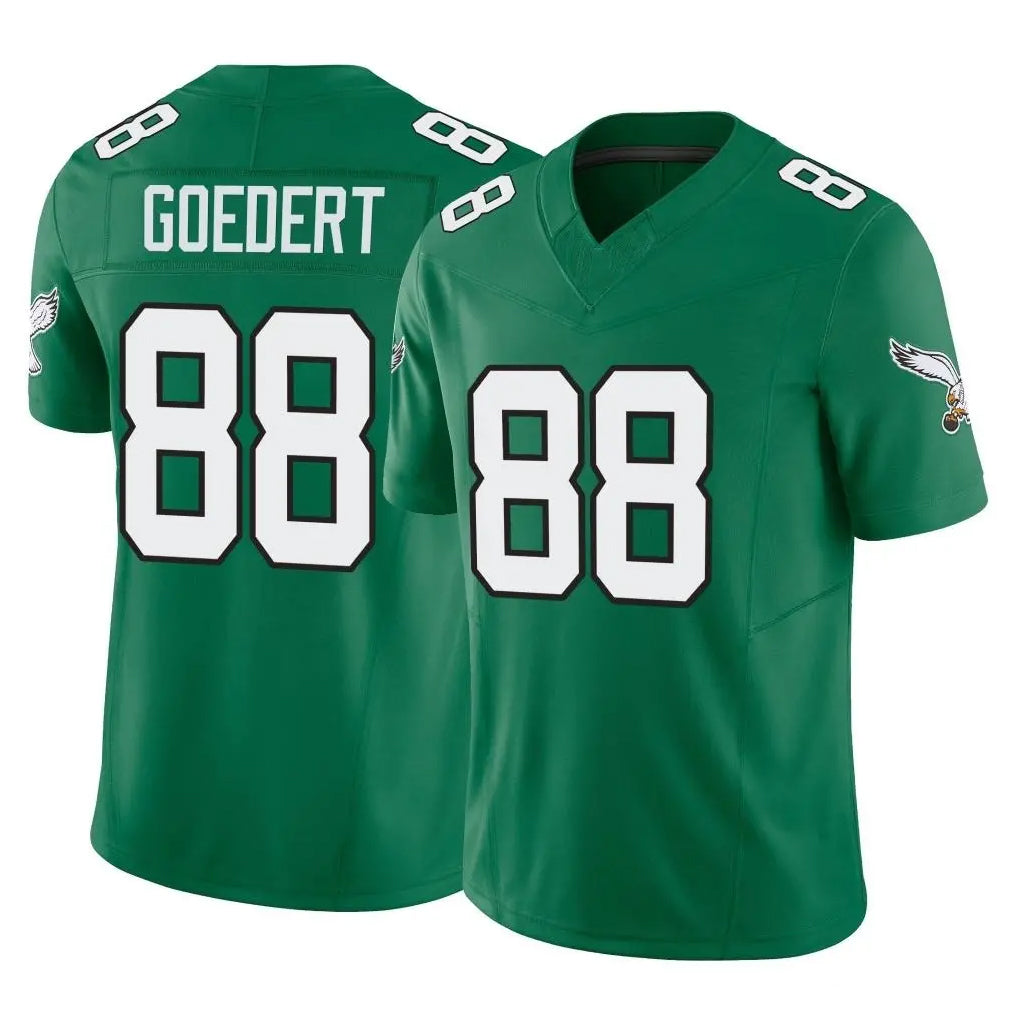 Cooneas P.Eagles #88 Dallas Goedert Player Green Kelly Alternate Vapor F.U.S.E. Home Game Stitched Jerseys