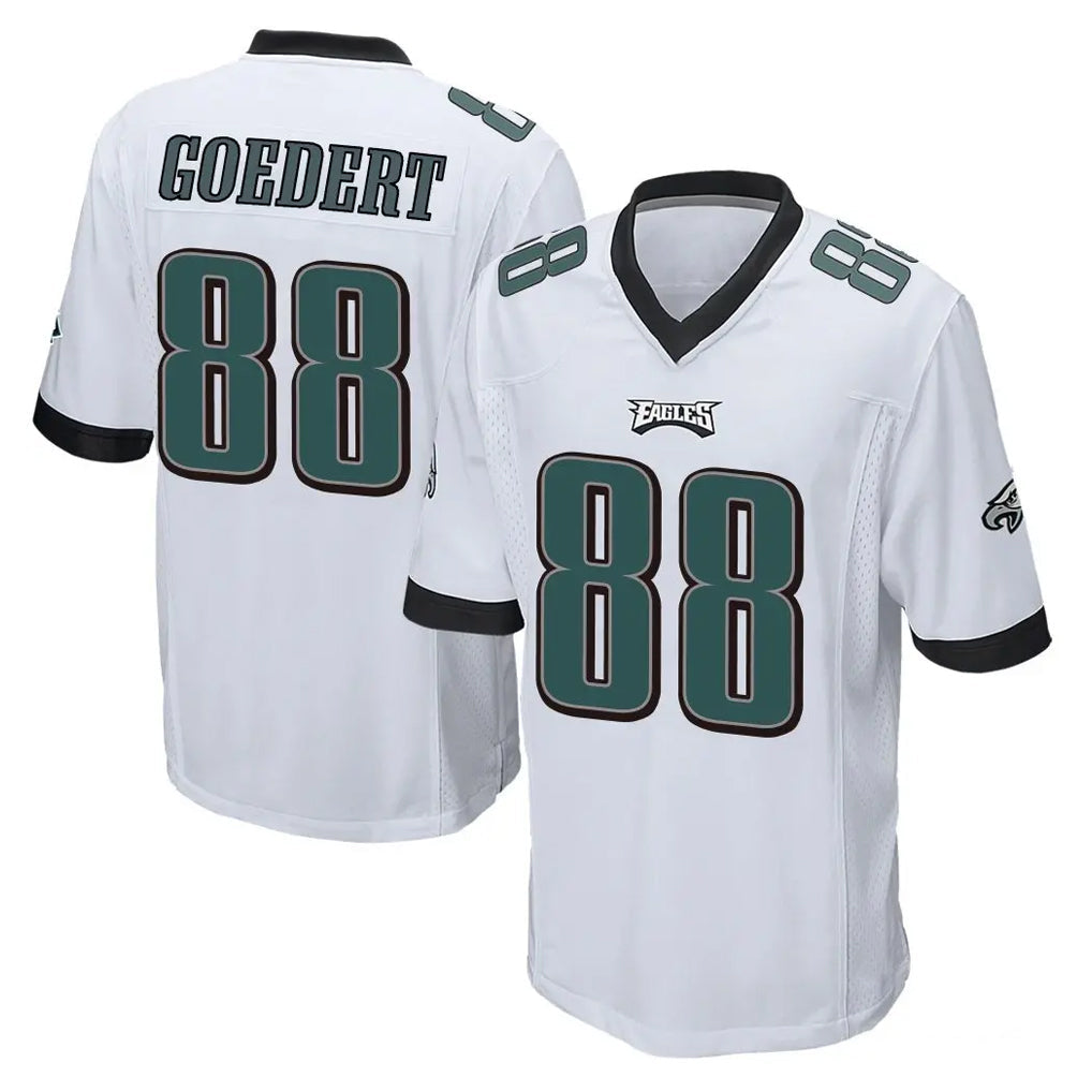 Cooneas P.Eagles #88 Dallas Goedert Player White Home Game Stitched Jerseys