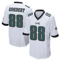 Cooneas P.Eagles #88 Dallas Goedert Player White Home Game Stitched Jerseys